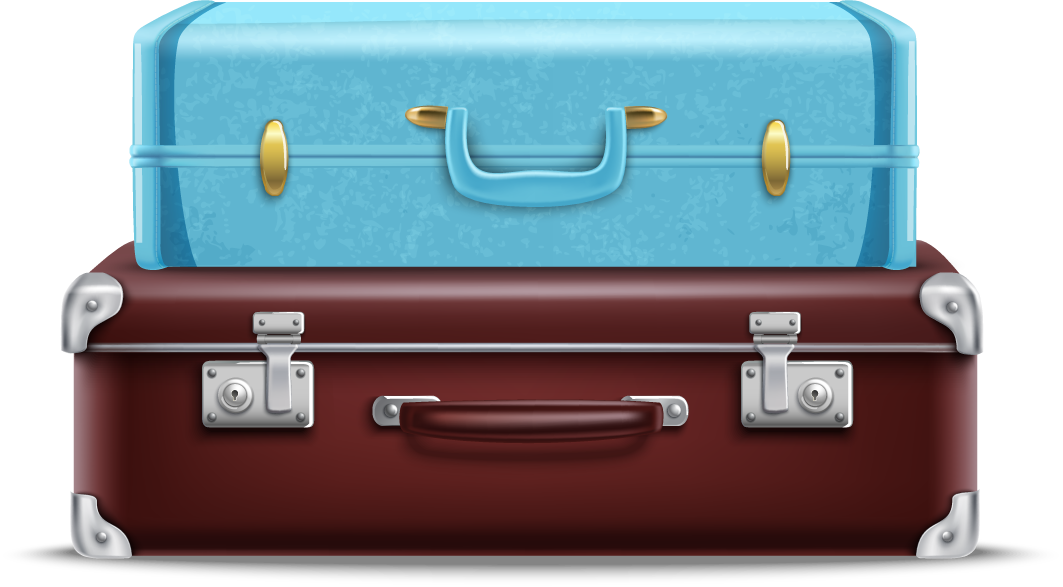 modern retro travel luggage realistic for adventurous journeys and stylish getaways
