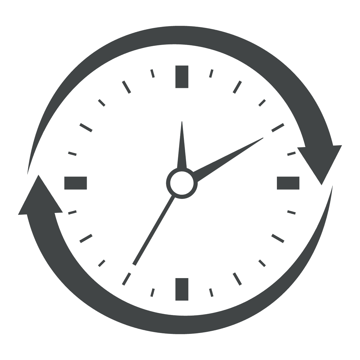 modern timekeeping clock icons for productivity and time management applications