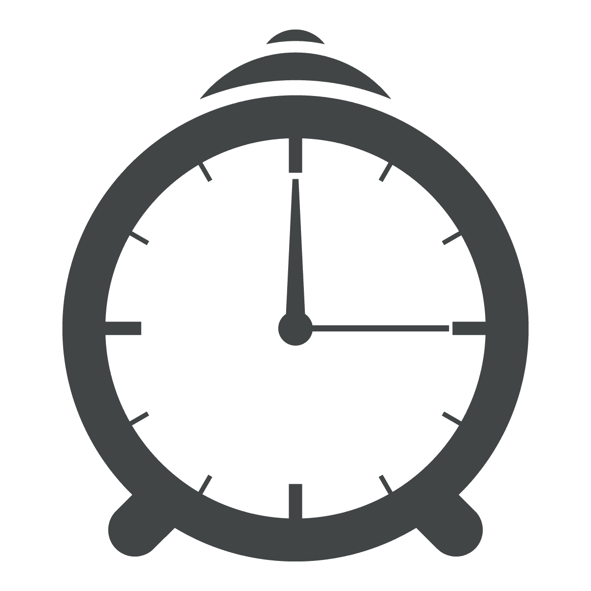 modern timekeeping clock icons