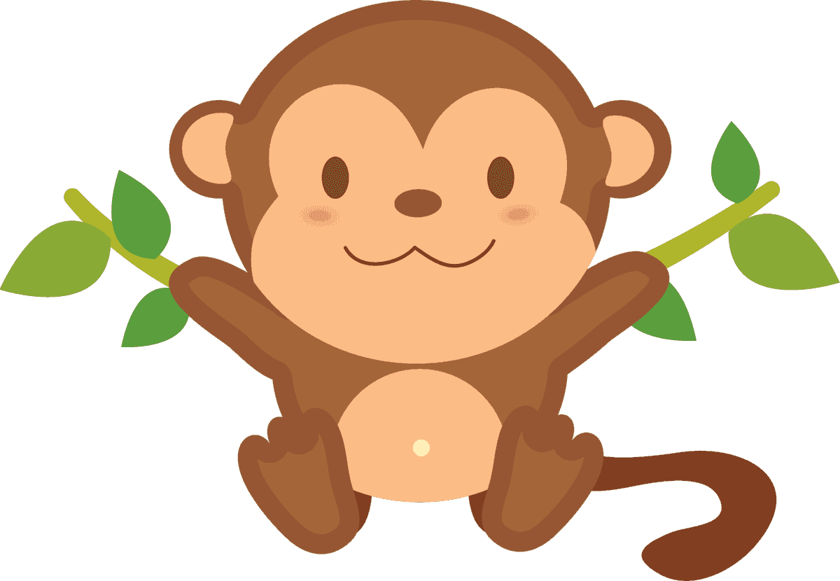 funny monkey cartoons with playful expressions and vibrant colors for children’s projects