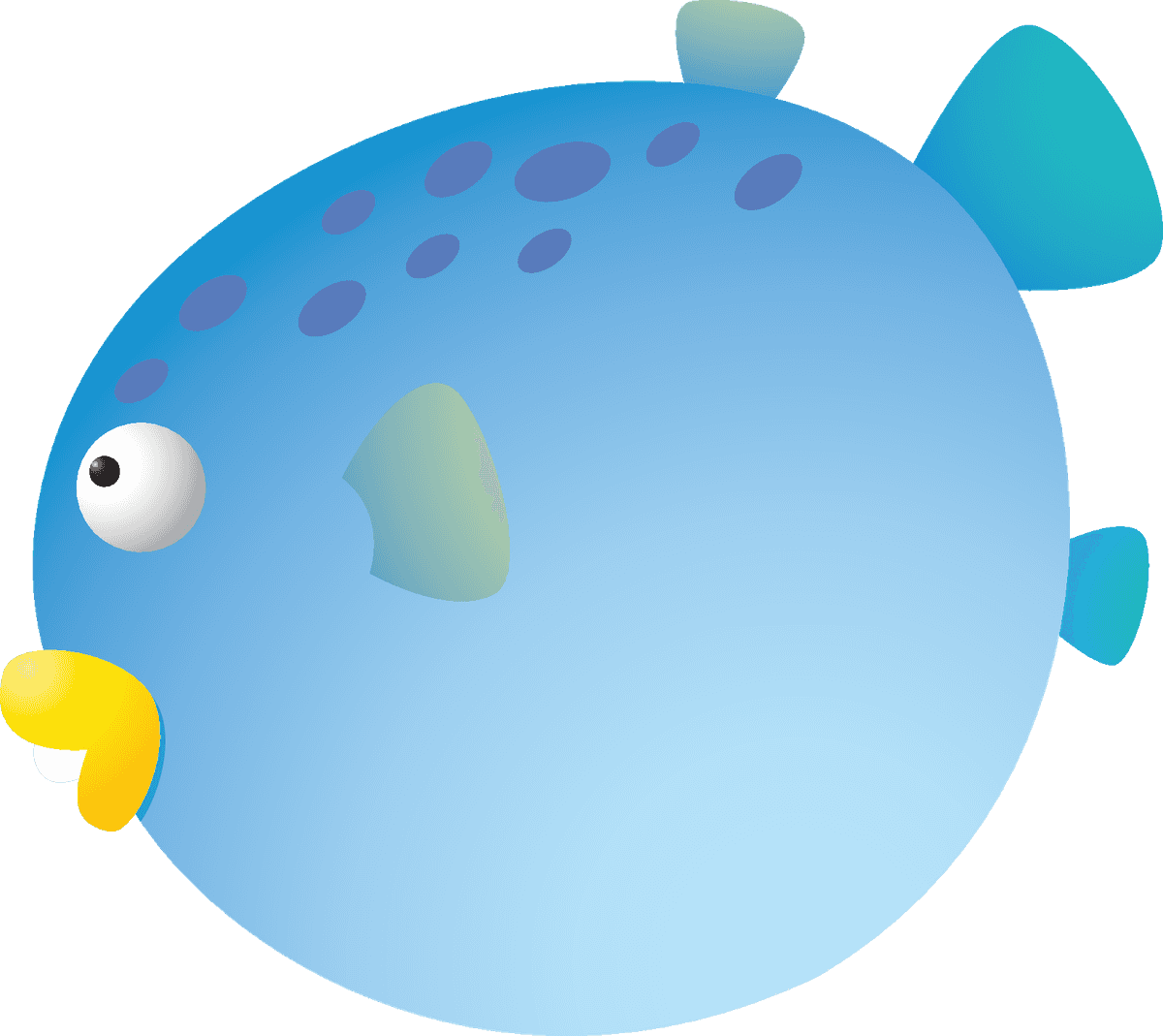 adorable moon fish animal comics featuring playful underwater adventures for kids