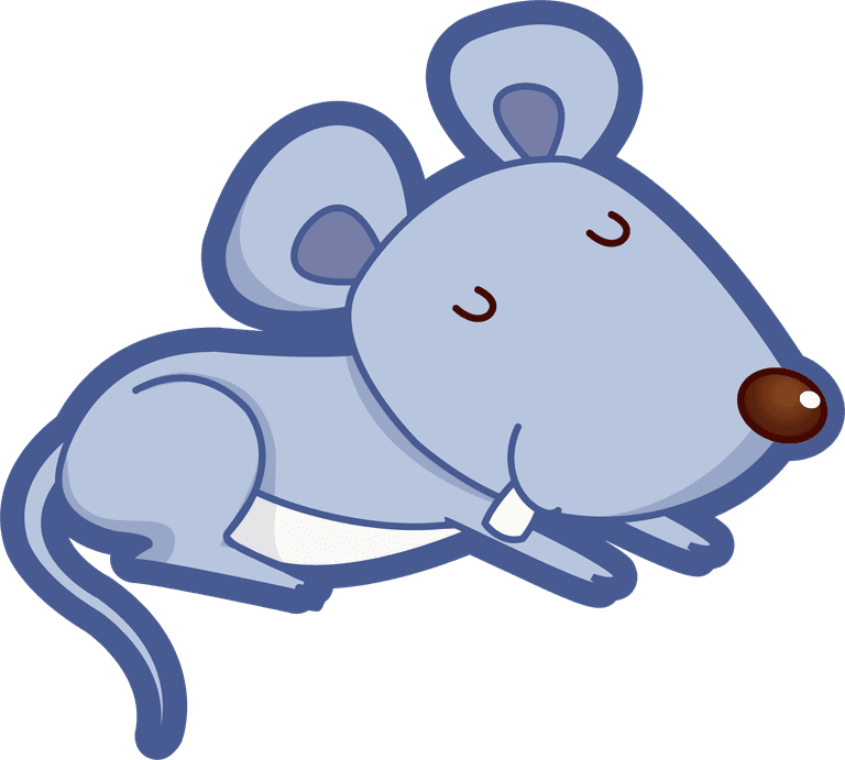 mouse cute anthropomorphic zodiac qvector