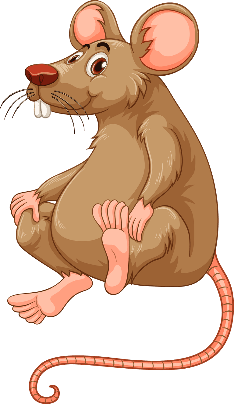 mouse flat mice collection with different poses