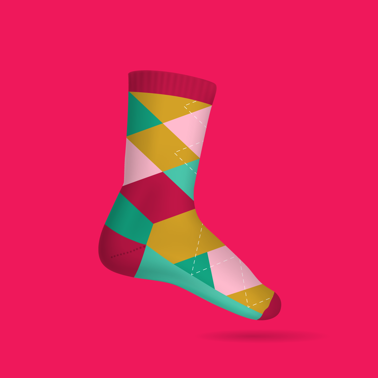 multicolored socks woman different square pattern for vibrant style and comfort