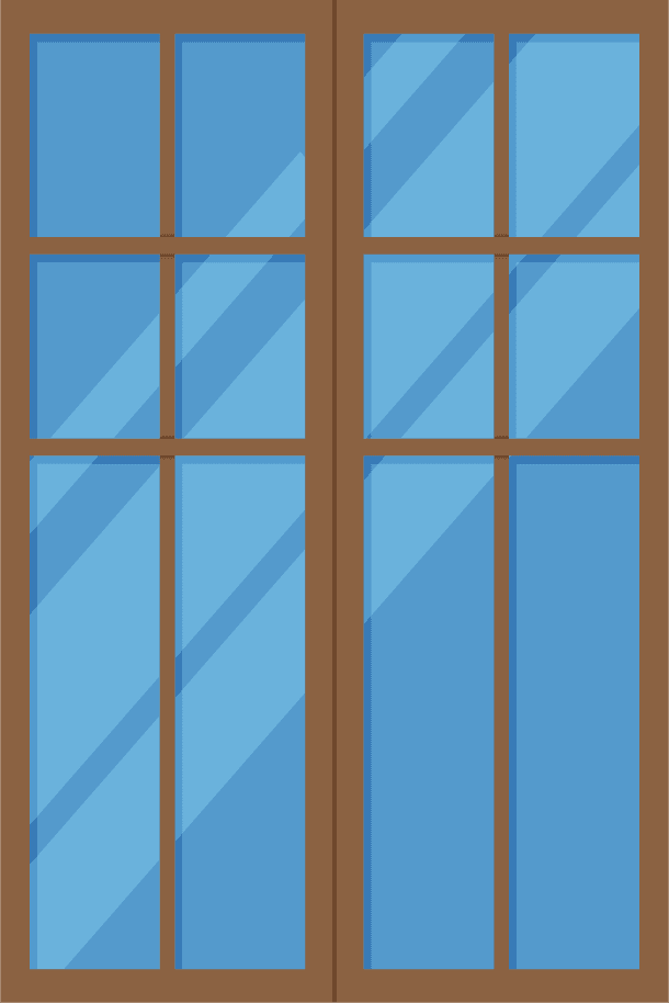 muntin bars window panels icons