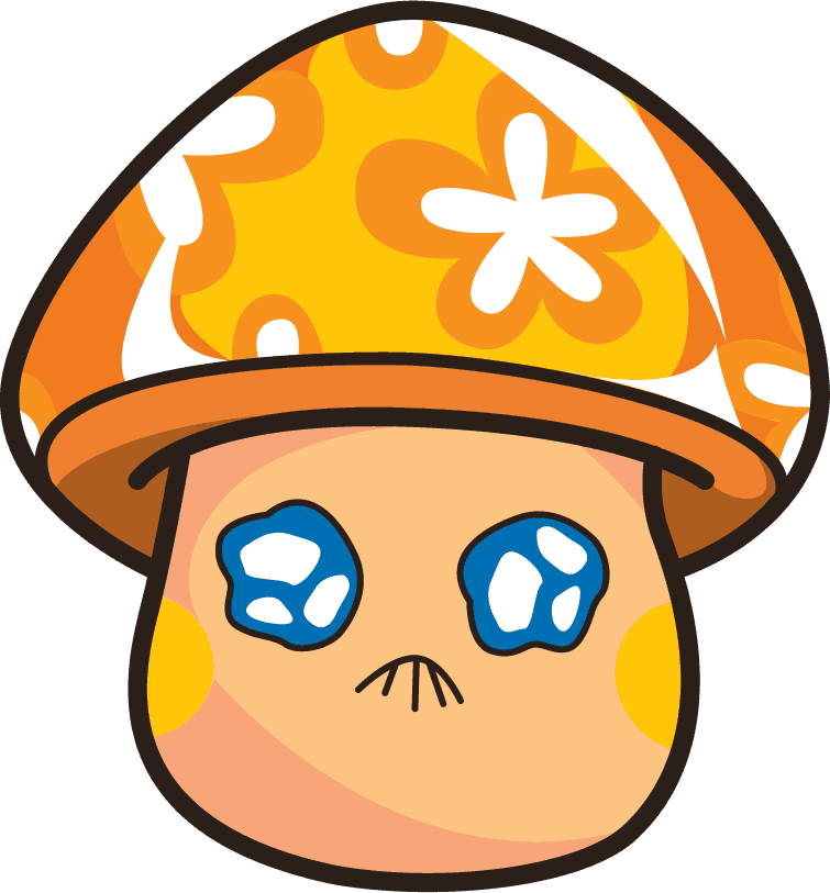 mushroom cartoon mushrooms set with playful colors for children's games and educational materials