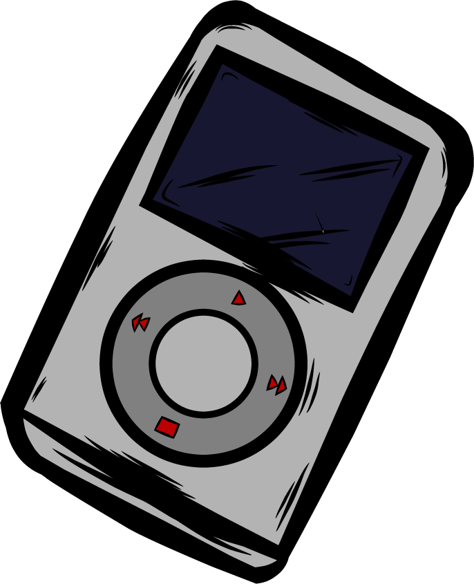 music doodle icons colored retro sketch
