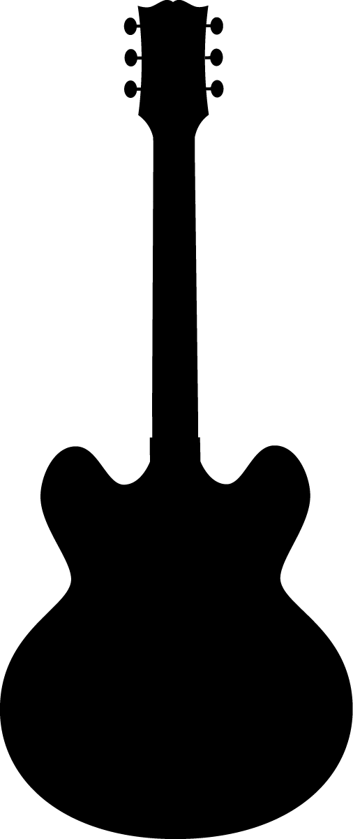 music instruments black and white icon