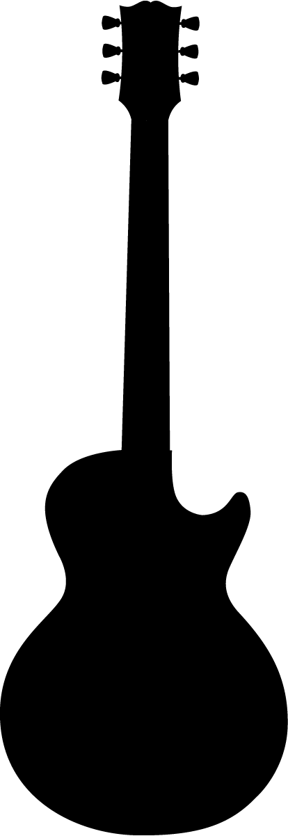 music instruments black and white icon