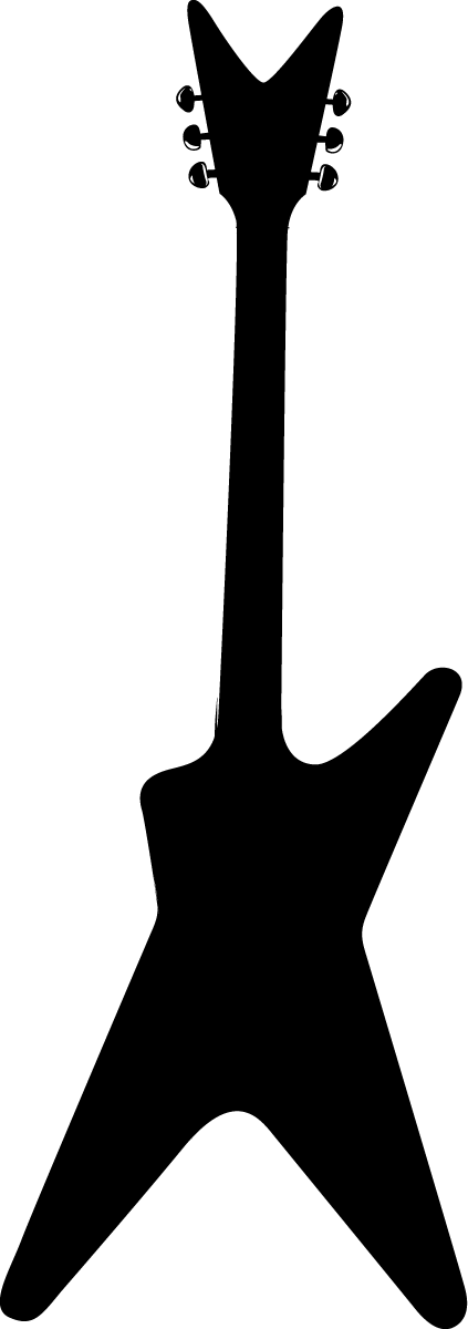 music instruments black and white icon
