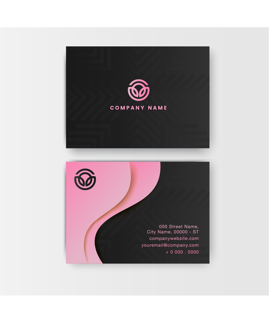 elegant name card patterns and textures with modern curves and a sleek aesthetic