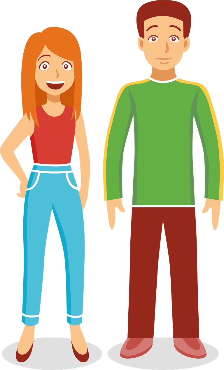 couples illustration by national with flat style