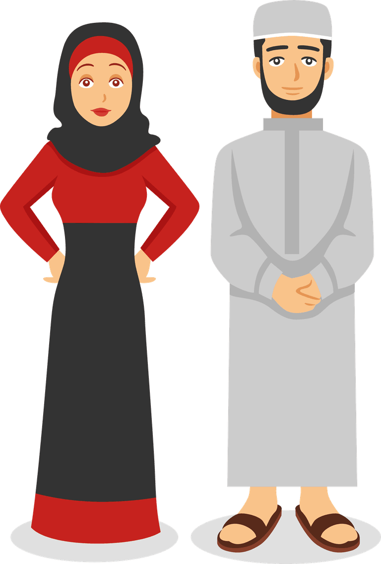 couples illustration by national with flat style