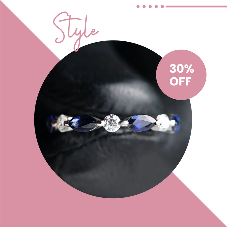 elegant fashion jewelry sale with discounts in a modern promotional layout