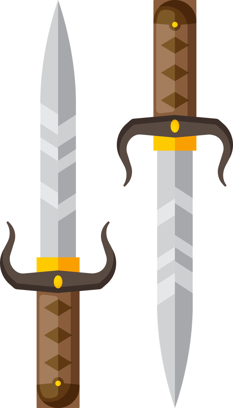 ninja element collection with flat design