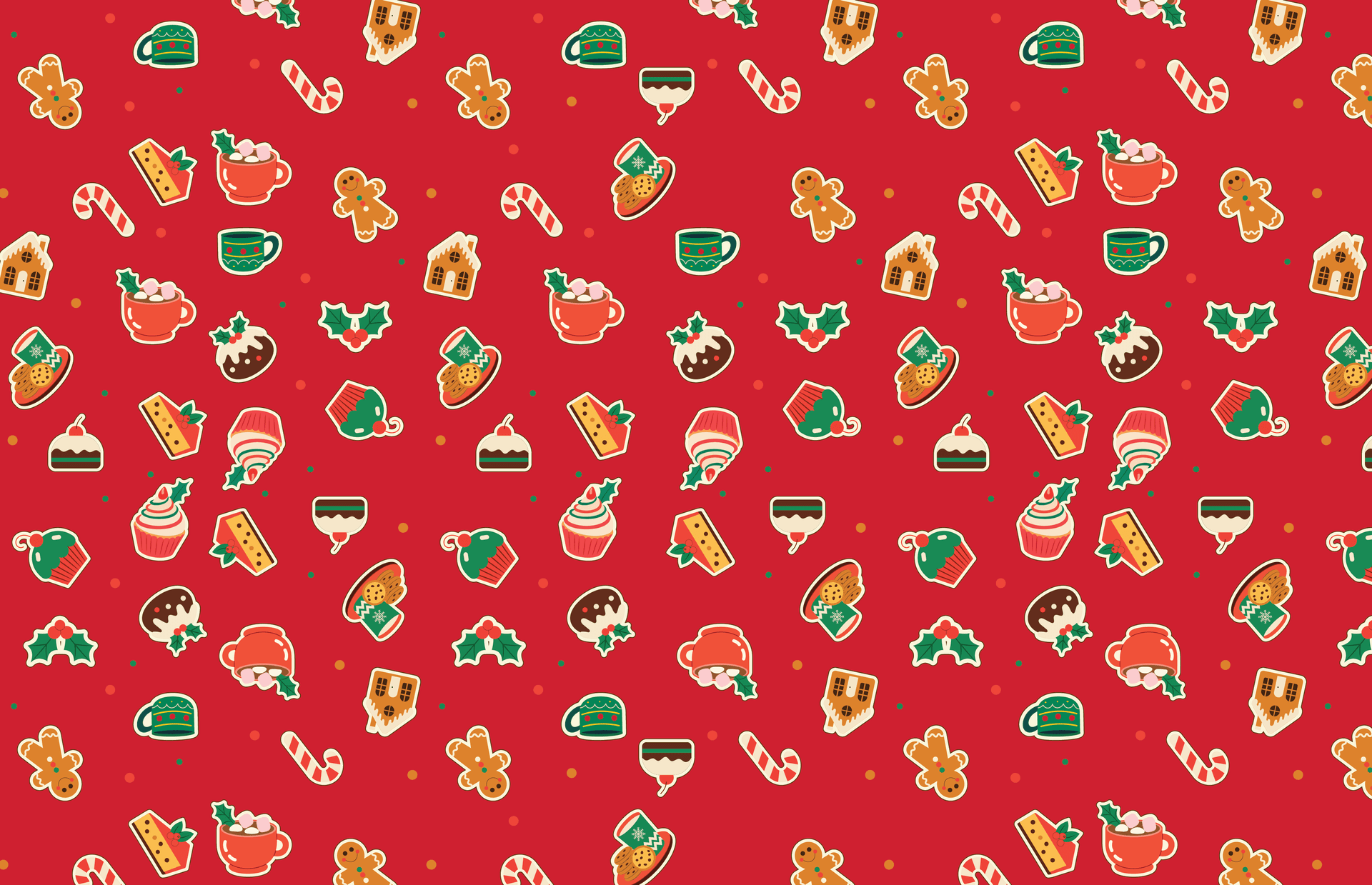 Sweet & Cozy Christmas patterns – Holiday seamless backgrounds (image 1)