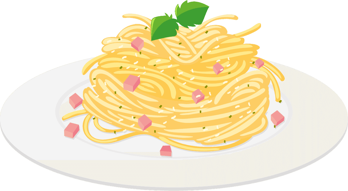 noodles icon set flat featuring various delicious Italian dishes for food enthusiasts