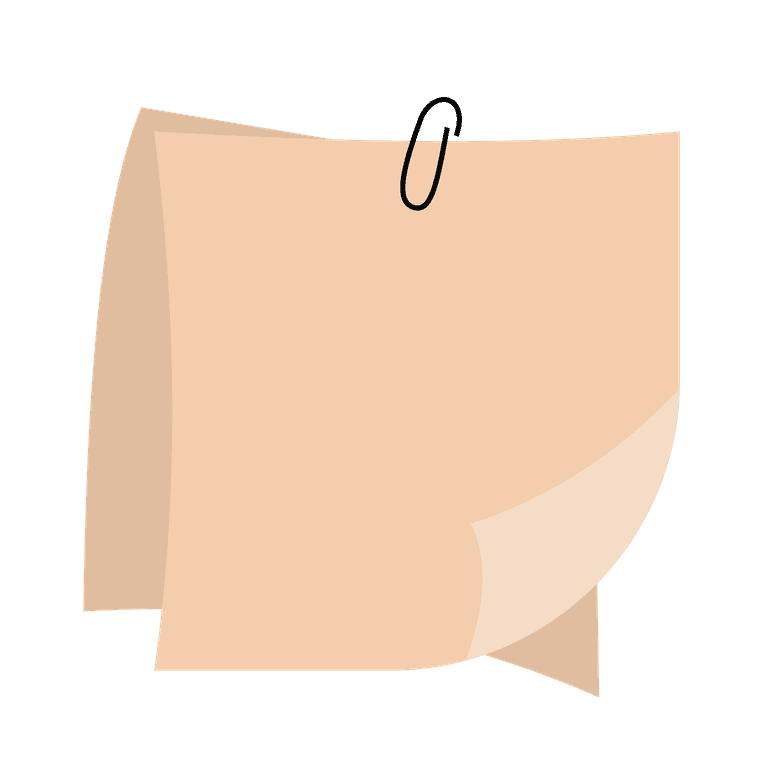 paper note illustration flat minimalist simple icon symbol