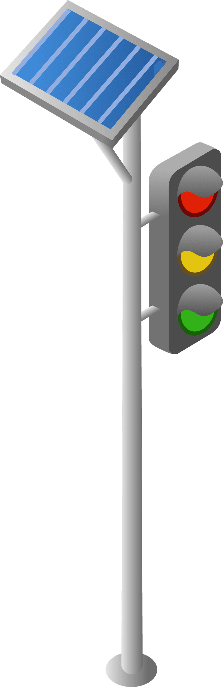 notice board city traffic street isometric illustration traffic light transport direction signs