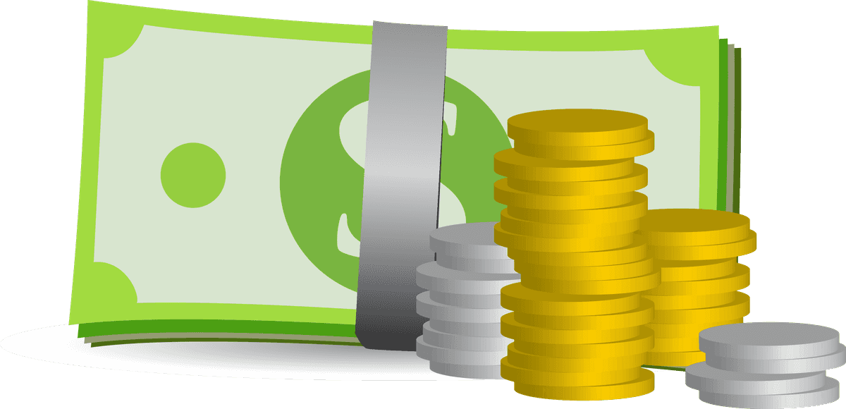 novo icon series money concept featuring bills and coins for financial applications