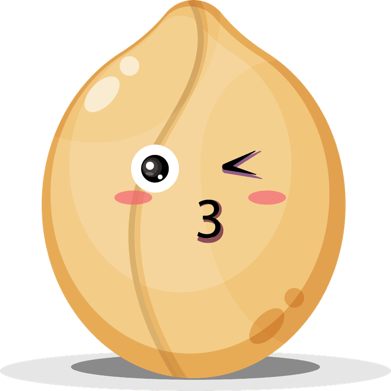 cute peanuts with emoticons for playful social media and fun branding