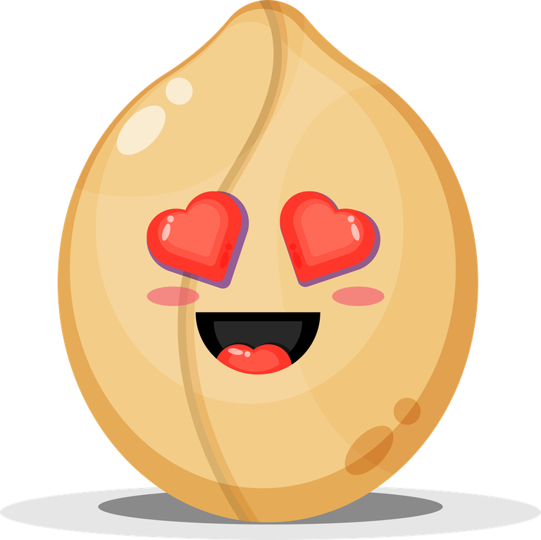 cute peanuts with emoticons showcasing joy and love for social media fun
