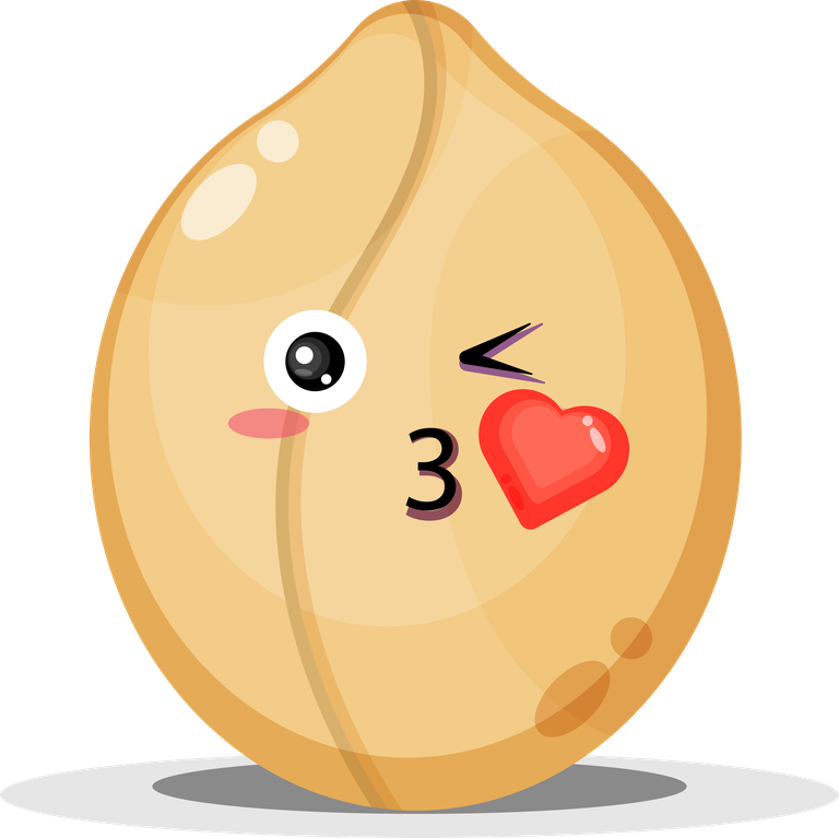 nuts cute peanuts with emoticons for fun and playful digital designs or messages