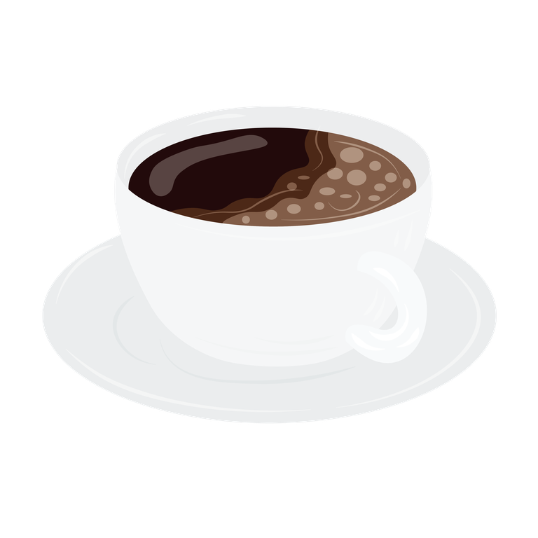 various colorful cute object illustration featuring a delightful coffee cup design