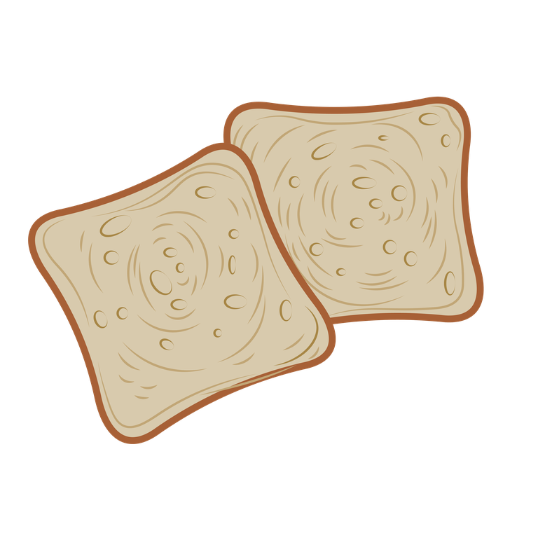 various colorful cute object illustration of fun and playful baked goods for children