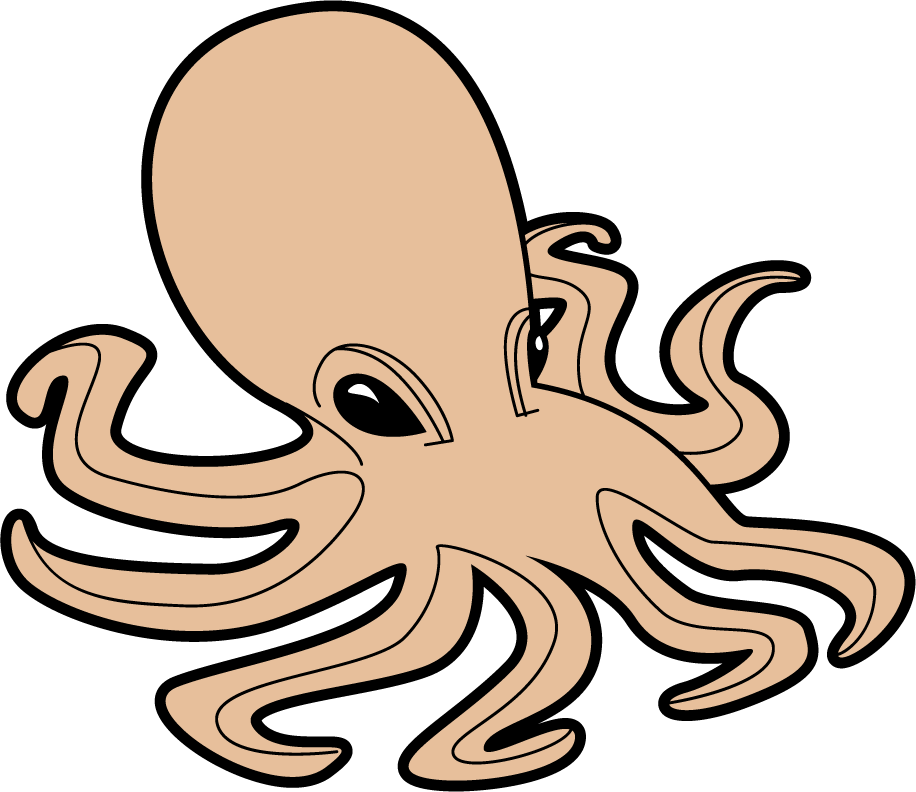 playful octopus cartoon cartoon octopus for kids' projects and marine-themed designs