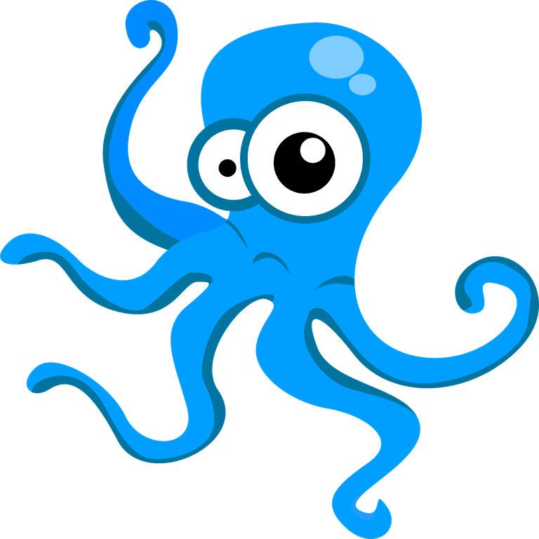 adorable octopus cute cartoon animals vector featuring playful design for kids' decor