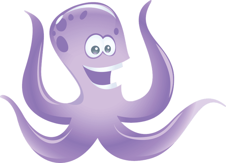 octopus shark cartoons that include great white shark vectors