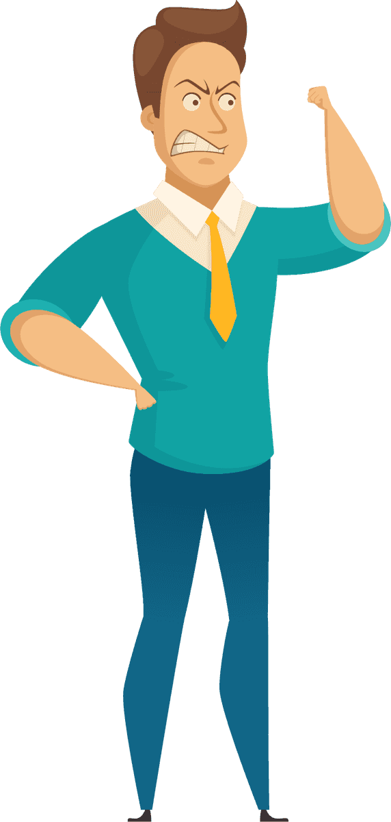 office worker male poses showcasing frustration and determination for professional scenarios