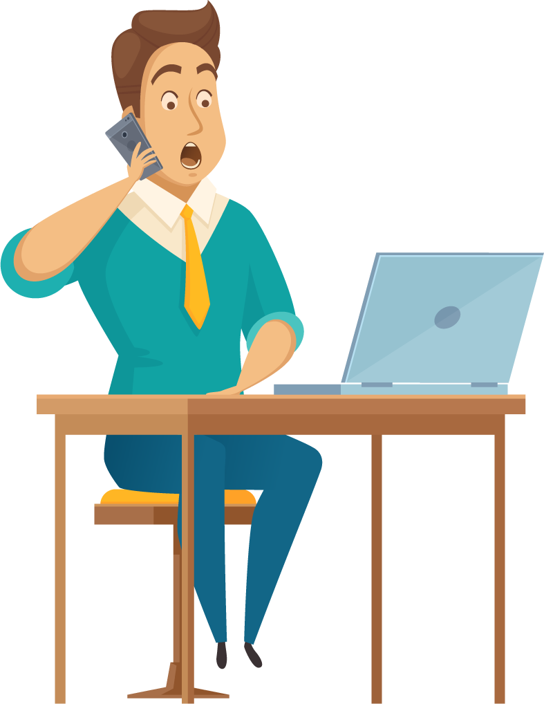 office worker male poses for communication and productivity at a modern workspace
