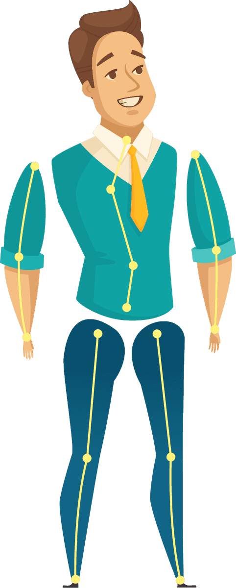 office worker male poses for effective team collaboration in modern workplaces