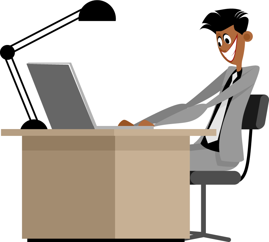 cheerful office workers cartoon design for modern workplace environments and presentations