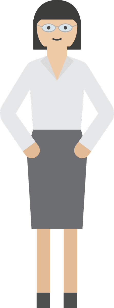 office workers set vectors for modern businesses featuring professional characters in minimal style