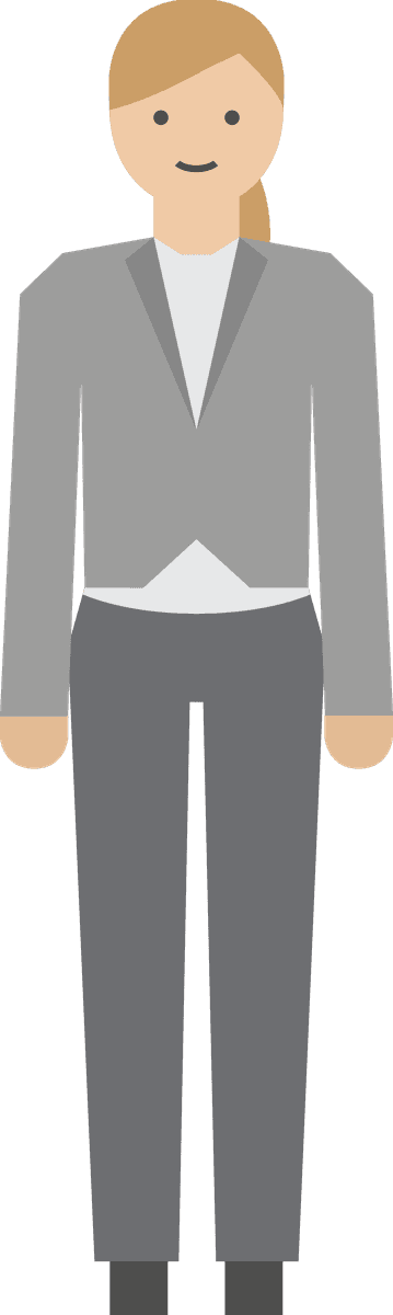 office workers set vectors featuring professional female character in modern attire for corporate use