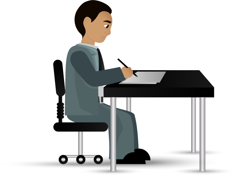 office workers set vectors featuring diverse individuals immersed in productive work environments