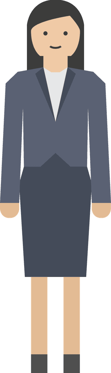 office workers set vectors for modern corporate environments with professional attire
