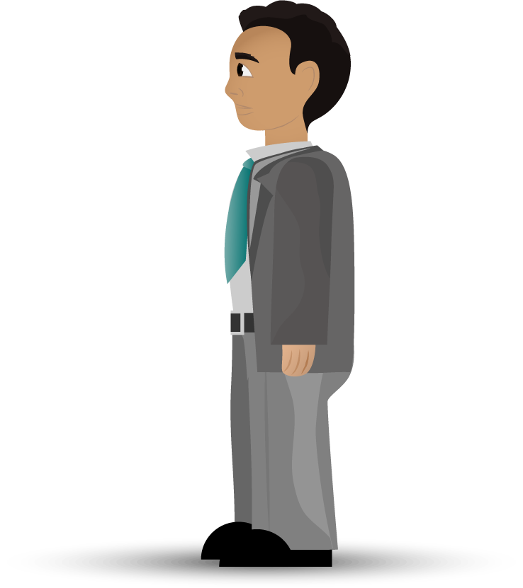 office workers set vectors featuring professional characters for modern workspace scenarios