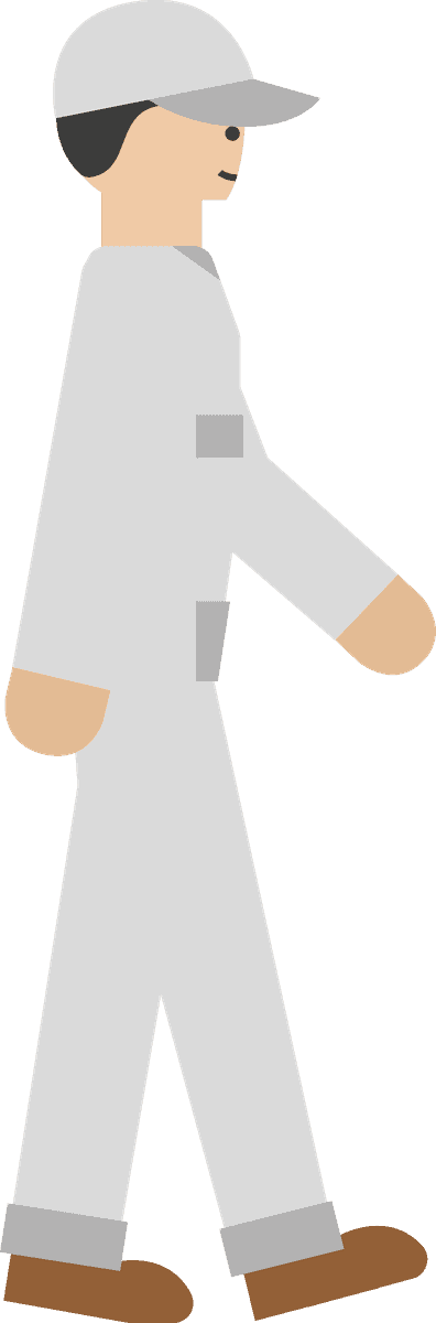 office workers set vectors featuring male characters in walking poses for professional use