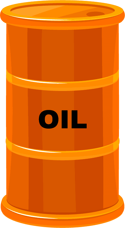 oil barrel oil industry cartoon icons set