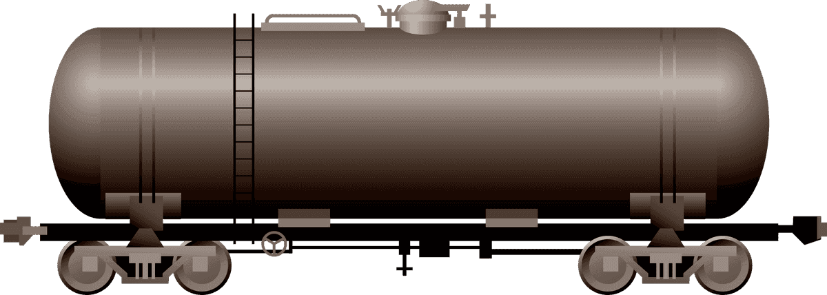 oil industry design elements featuring a transport tank for efficient fuel distribution