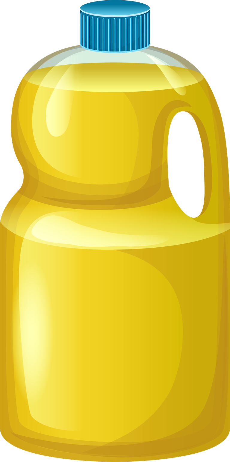 oil set bottles with vegetable oils