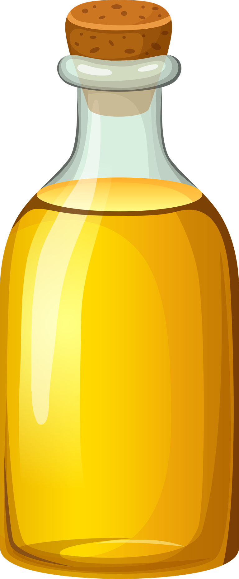 oil set bottles with vegetable oils
