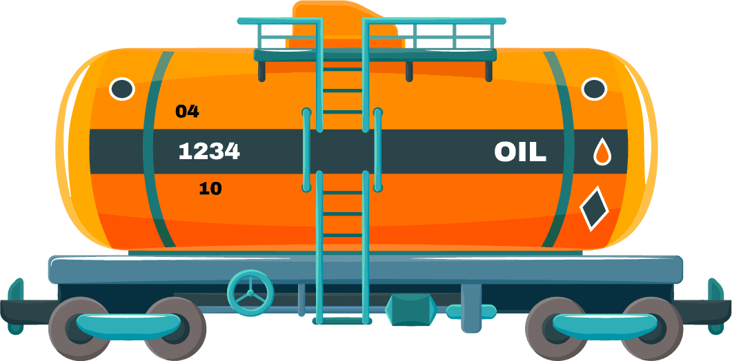 oil tanker oil industry cartoon icons set
