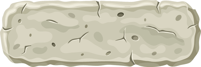 old gray stones rocks isolated white background