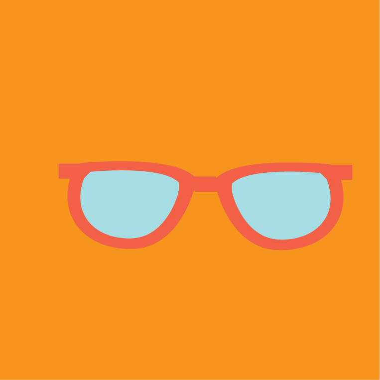online shopping icons collection featuring stylish sunglasses for trendy summer outfits