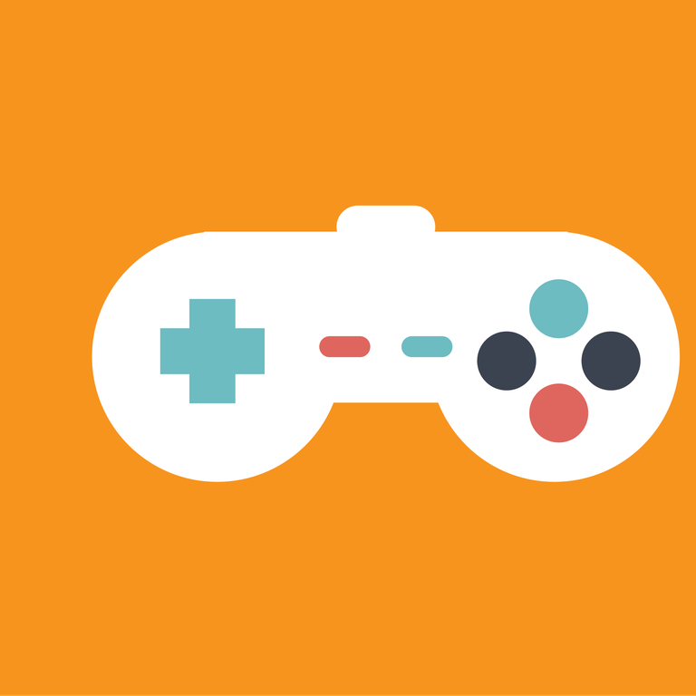 online shopping icons collection with playful gaming controller and vibrant colors